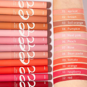 Nicemuce — <span class=keywords><strong>stylo</strong></span> à rouge à lèvres longue durée, cosmétique Vegan, lisse, résistant à l'eau, 12 <span class=keywords><strong>couleurs</strong></span>, mat et <span class=keywords><strong>velours</strong></span> - Product Image 1