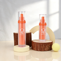 Flacon cosmétique en plastique sans air personnalisé en usine, 30 ml, 50 ml, pour crème et essence de soin personnel