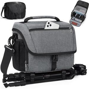 <span class=keywords><strong>Sac</strong></span> à bandoulière pour appareil photo reflex numérique, <span class=keywords><strong>sac</strong></span> de transport pour petit trépied de <span class=keywords><strong>photographe</strong></span> portable personnalisé, fabriqué dans une usine BSCI, fermeture éclair, rembourrage anti-choc - Product Image 1