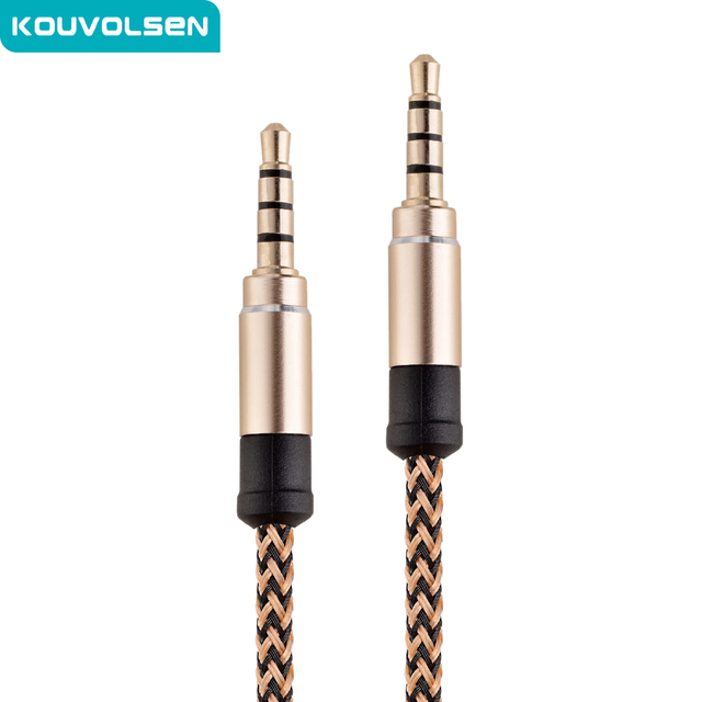 3.5mm to 3.5mm Speaker Auxiliary Cable 1.5m 3m Headphone Jack Nylon Braided Audio Cable