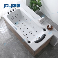 Baignoire Spa Autoportante en Acrylique pour Intérieur, Baignoire de Massage Hydromassant JOYEE avec Drain Inclus