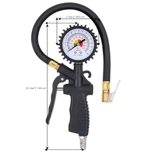 小型軽量-すべてのタイプの車両に人気のポインターメカニカルタイヤ圧力計0-230Psiカーツール - Product Image 2