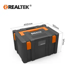 Realtek大容量可拆卸便携式组合塑料车间手推车工具储物箱