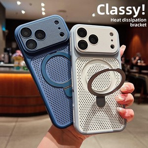 Nuovo Supporto Magnetico Rinfrescante per <span class=keywords><strong>Custodia</strong></span> <span class=keywords><strong>iPhone</strong></span> 17 <span class=keywords><strong>con</strong></span> Protezione Anti-Caduta a 360°, Design Semplice, Materiale PC - Product Image 2