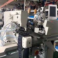 Machine à coudre, à découper, à fabriquer et à souder JOCKY JK254, informatisée, pour la fixation de boucles d'oreilles sur les ceintures en jean