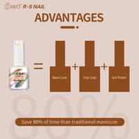 R S Nail New Classic 15Ml UV Led Gel Vernis À Ongles Haute Qualité 48 Couleurs One Step Gel Vernis À Ongles Salon De Beauté 3 En 1 UV Gel