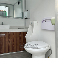 Grande remorque de toilette de luxe salle de bain toilette portable remorques de toilettes portables mobiles