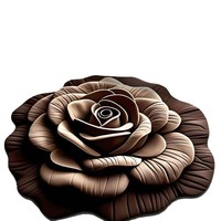 Tapis de sol 3D stéréo créatif à motif floral pour la maison, style moderne, antidérapant, pour salon, canapé, table basse, en matériau de boue de diatomées