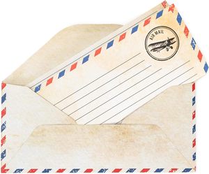 Paquete de 200 Sobres para Cartera - 120 Sobres para Correo Aéreo y 80 Sobres Azules para Invitaciones, Cartas de Amor, Troops, Navidad - Product Image 6