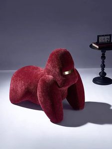 Sillón Puff de Terciopelo Moderno con Respaldo Sólido, Diseño Contemporáneo, Mueble para Sala de Estar, Suave y Cómodo, Decoración para el Hogar - Product Image 3