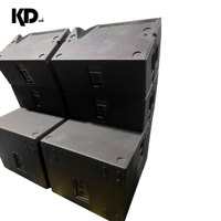 Altavoz Line Array Pasivo Apilable de 12 Pulgadas, Subwoofer de 18 Pulgadas, Biamplificado Opcional, 800W de Potencia Continua para Bodas al Aire Libre y Eventos en Carretera
