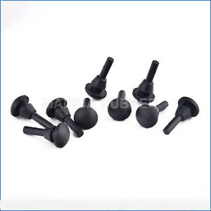 سدادات مطاطية مضادة للماء والغبار مخصصة للبيع بالجملة على شكل مخروط مقاس 10 ملليمتر سدادات مطاطية ذات حواف مطاطية من السيليكون بطول 7 ملليمتر - Product Image 3