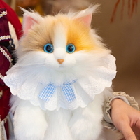 Sac à dos en peluche de chat calico unique et élégant DUPAN, cadeau parfait, jouet animal, poupée, série Flame