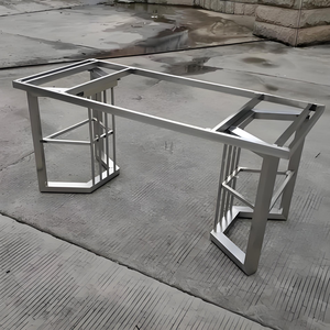 طاولة طاولة عمل بارتفاع قابل للتعديل من الفولاذ المقاوم للصدأ بإطار معدني قوي ورف لورشة العمل والجراج من المصنع للاستخدام بنفسك - Product Image 4