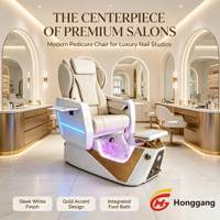 Fauteuils de pédicure électriques multifonctions modernes pour salon de manucure, avec spa pour les pieds et massage, et logo personnalisé gratuit