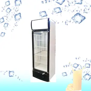 Refrigerador de geladeira, loja de conveniente upright frutas exibição congelar de refrigerante água upright