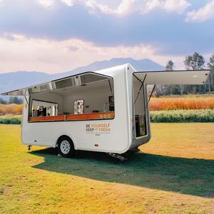 Carrito de café Hamburguesa Helado Camiones de comida Remolque de comida móvil - Product Image 6