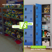 Casier de rangement moderne pour équipements sportifs scolaires, armoire en acier avec vestiaire pour salle de sport et bureau à domicile