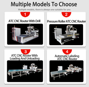 1325 1530 gỗ Bảng điều khiển đồ nội thất tủ CNC Router 2030 với công cụ Changer Máy gỗ Router Alpha Bảng điều chỉnh đồ nội thất - Product Image 4
