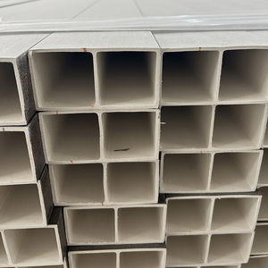 WPC rỗng ống vuông cột trong nhà không thấm nước bằng gỗ phân vùng tường trang trí gỗ hạt gỗ Ống - Product Image 2