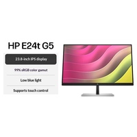 Tout nouveau HP E24t G5 23,8 pouces, écran IPS haute définition à faible lumière bleue, rotation d'axe gauche et droite, tactile à dix points