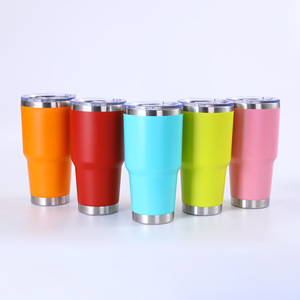 Taza de Viaje de Acero Inoxidable 304 de Doble Pared con Aislamiento al Vacío, <span class=keywords><strong>Termo</strong></span> Antiderrames, Libre de BPA, 30 oz - Product Image 1