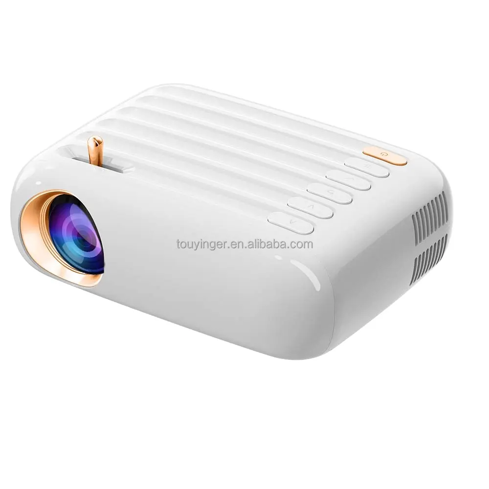 OEM/ODM cheap Everycom T3 mini portable projector 720p led projector hd mini home beamer with wifi miracast for children gift