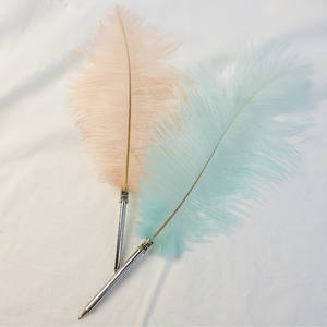 Bolígrafo de Pluma de Avestruz Blanca para <span class=keywords><strong>Boda</strong></span> - Product Image 3