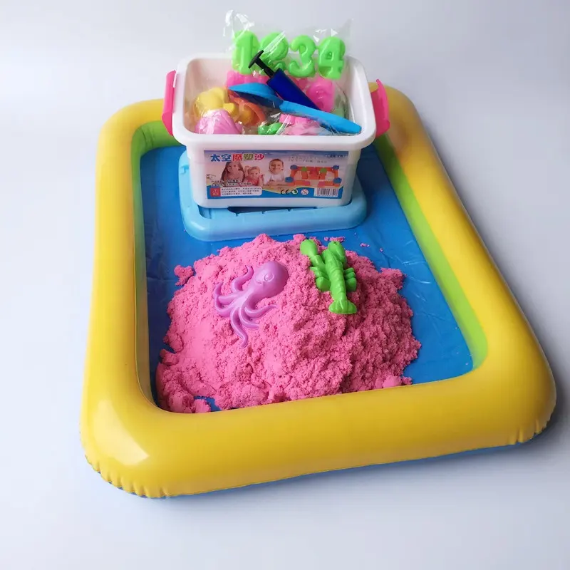 Educational Toy Kids Play Magic Sand 16 Moulds