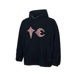 Sudadera con capucha informal holgada para hombre y mujer, estilo nuevo, de cuero con parches desgastados y rotos, de la marca de moda TC. - Product Image 5