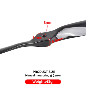 Zyhobby 18x8 19x10 20x10 22x10 16x08 17x08 Cánh quạt điện bằng sợi carbon CW cho máy bay trực thăng RC cánh cố định - Product Image 5