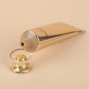 <span class=keywords><strong>Tube</strong></span> laminé ABL de luxe, texture dorée brillante, imprimé UV, bouchon à vis, sérum pour le soin de la peau, nettoyant visage, crème pour le visage, masque - Product Image 3