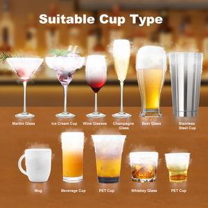 Enfriador de Vasos de CO2 para Mini Bar, Enfriador Instantáneo de Cerveza, Enfriador Portátil de Vasos, Máquina de Vasos Congelados, CO2 Líquido - Product Image 6