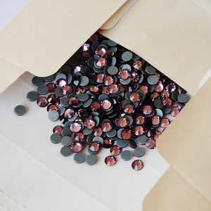 De diseño de moda <span class=keywords><strong>Lt</strong></span> amatista de cristal piedras Strass y cristales Thermo diamantes de imitación - Product Image 5