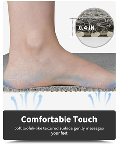 Tapete Antideslizante Impermeable <span class=keywords><strong>para</strong></span> Bañera de 16x24 Pulgadas, Tapete de PVC <span class=keywords><strong>para</strong></span> Ducha y <span class=keywords><strong>Baño</strong></span>, <span class=keywords><strong>para</strong></span> Áreas Húmedas, Secado Rápido, Exfoliante <span class=keywords><strong>para</strong></span> Pies - Product Image 3