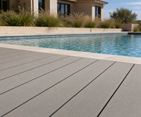 Planches de terrasse ASA en WPC co-extrudé, imperméables, durables, pour l'extérieur, villa, jardin, cour, terrasse, directement de l'usine