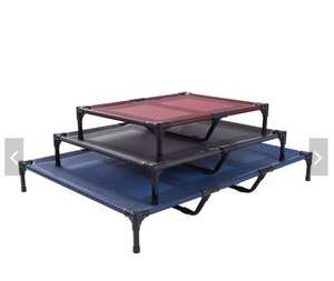 Большая водонепроницаемая черная кровать для собак с алюминиевой рамой - Product Image 2