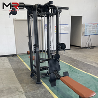 Équipement de musculation professionnel en acier multifonctionnel réglable pour la poitrine, les jambes et le dos