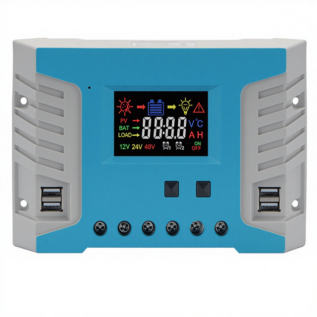 Maxsolar Energy CT20 PWM Solar Charger Controller with Color LCD Display ISO Certified 12V/24V 20A 520W