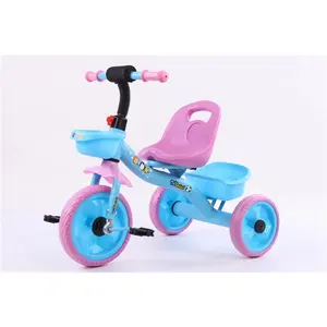 عينة النظام الألوان السعر المنخفض مشاية للأطفال الاطفال الأطفال Trike ثلاثة عجلة دراجة أطفال ثلاثية دون Pushbar دراجة ثلاثية العجلات للأطفال