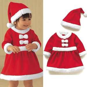 Disfraz <span class=keywords><strong>de</strong></span> Navidad para niños y niñas, traje <span class=keywords><strong>rojo</strong></span> <span class=keywords><strong>de</strong></span> Papá Noel, conjunto <span class=keywords><strong>de</strong></span> fiesta - Product Image 5