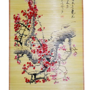 Bamboo Silk Painting Handmade Freehand Figure Art Collectible Gift For Home Decor ZLH-005 - Product Image 5
