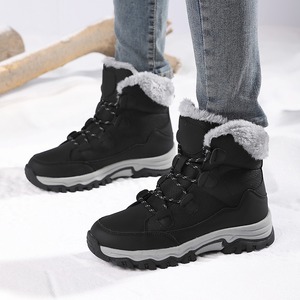 Bottes de <span class=keywords><strong>randonnée</strong></span> décontractées d'hiver de haute qualité pour femmes chaussures en peluche chaudes bottes de <span class=keywords><strong>neige</strong></span> épaisses antidérapantes pour femmes vente en gros - Product Image 4