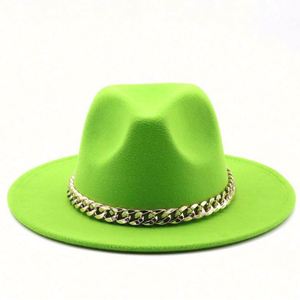 Chapeaux Fedora en Polyester et Coton Style Personnalisé avec Chaîne Dorée pour Fêtes et Pêche Unisexe – Vente en Gros Chine – Abordables - Product Image 4