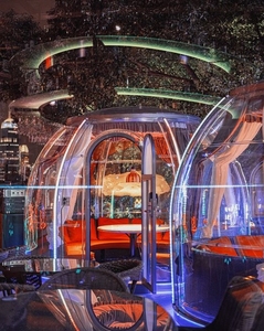 โพลีคาร์บอเนตโดมท้องฟ้าจำลองโพลีคาร์บอเนตสำหรับสวนในวิลล่าเต็นท์โดมแบบแยกส่วนสำหรับบ้านรีสอร์ทตั้งแคมป์ - Product Image 6