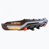 Pour Triton 2020 + L200 2020 + 4X4 pièces extérieures tout-terrain ABS plastique noir pare-chocs arrière