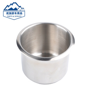 Stainless Steel <b>Car</b> <b>Cup</b> <b>Holder</b> Ordinary Type <b>For</b> Vehicle Interior Accessory - Product Image 4