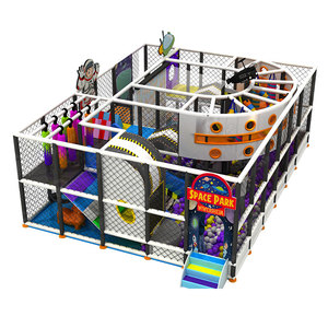Sky Blue Steel <b>Indoor</b> Playground Spider Tower Ball Pit <b>Slide</b> Soft Play Kid Trampoline Merry-Go-Round for School Use 247sqm - Product Image 5