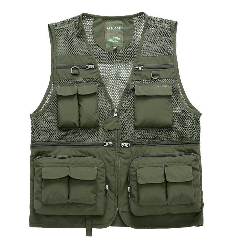 Men s Casual Multi Pockets Camouflage