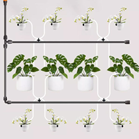Kit d'égouttoir à flèche 2 voies 4 voies, émetteur d'eau, égouttoir à flèche courbé, égouttoir 2L 4L 8L pour l'irrigation goutte à goutte en serre